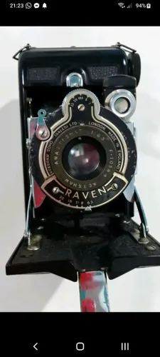 Câmera Antiga Kershaw Raven - Inglaterra Anos 30/40 | Ótimo Estado + Acessórios