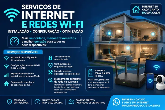 Suporte em Internet e Redes Wi-Fi 