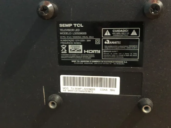 Vendo uma tv ? 32 polegadas smart semp