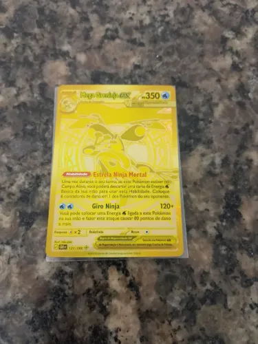 Carta pokémon mega greninja ex 122/086