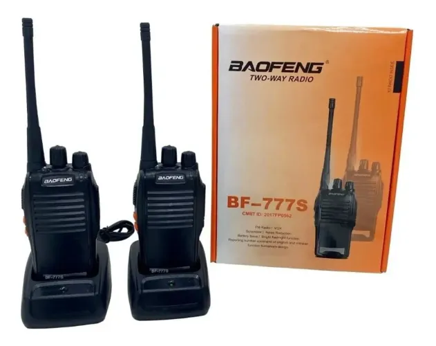 Rádio comunicador walk talk baofeng
