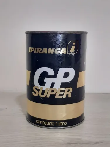 Lata Antiga Óleo Motor Ipiranga GP Super