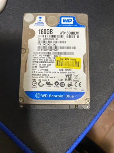 HD WD 160gb sata