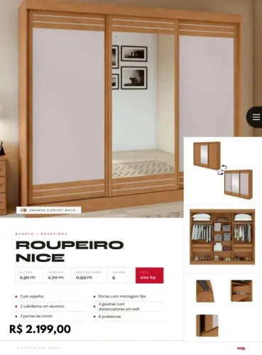 Roupeiro Nice tá