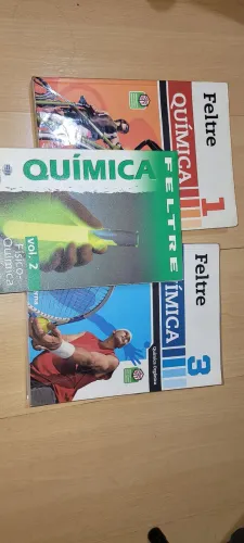Kit de livros de química Feltre 7a edição - volumes 1,2 e 3