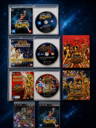 3 Jogos Os Cavaleiros do Zodíaco PS3