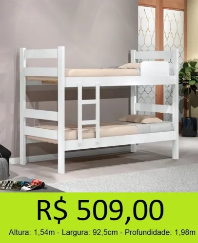 BELICHE - DISPONIVEL EM 2 CORES - COM ESCADA = FRETE FIXO R$29,00