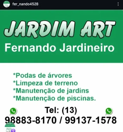 Vaga de Jardineiro com experiência 