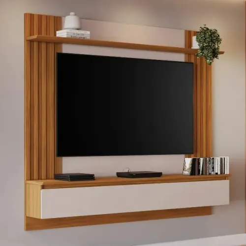 Painel para TV 1.60m Largura Wister - Entrega e Monta na Hora