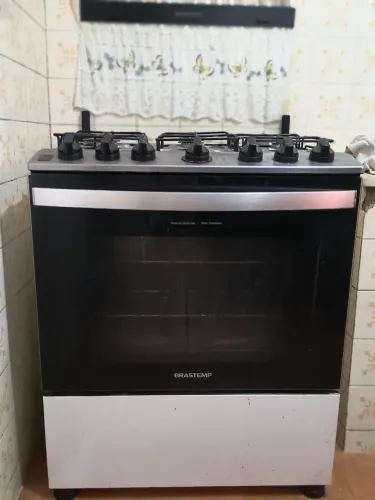 Fogão Brastemp 5 bocas inox