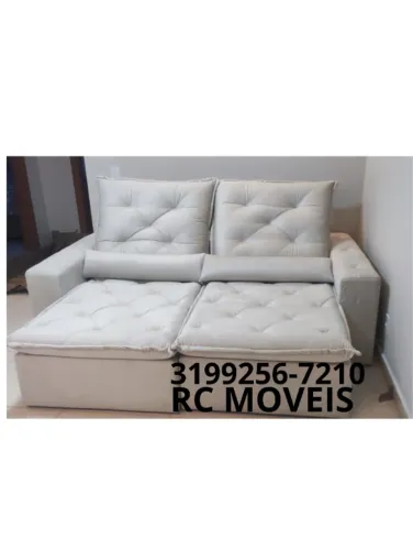 Sofá Cristal Retrátil e Reclinável - Conforto e Elegância para sua Sala