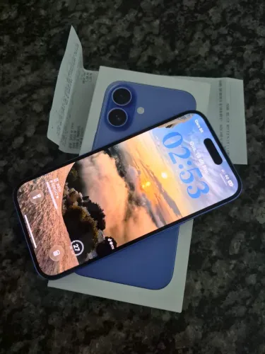 iPhone 16 128Gb Azul novo