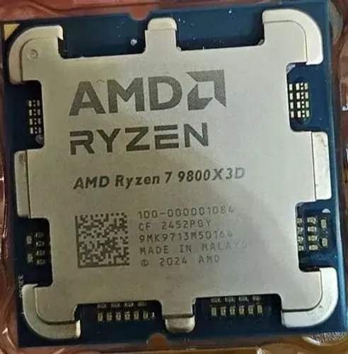Processador Ryzen 7 9800x3D (impecável) C/ NF + Garantia Restante