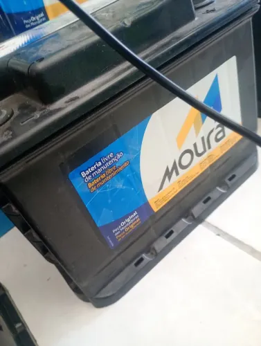 Bateria usada 60ah Moura 180,00 base de troca