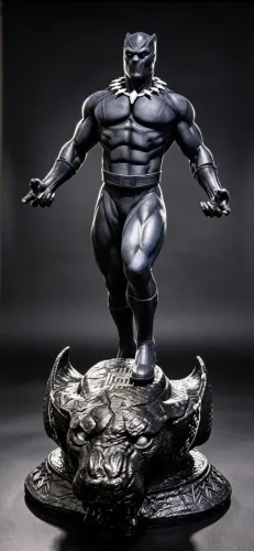 Pantera Negra Wakanda Estátua em Resina