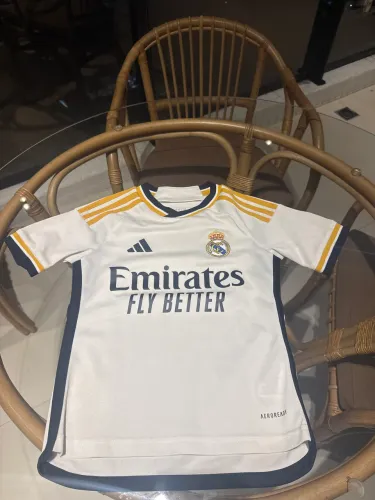 Camisa Infantil Oficial Real Madri TAM 7/8