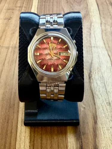 Relógio Orient Red Dial - 1970