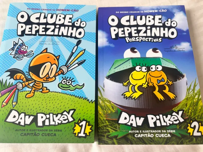 Livros infantis - o Clube do Pepezinho 1 e 2