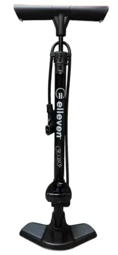 Bomba de pé com manômetro digital Elleven até 160psi (seminova)