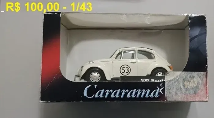 Miniaturas 1/43 serviço herbie fusca temático veículo de serviço 