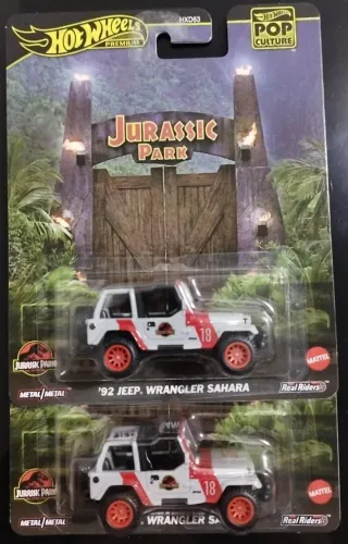 Hot Wheels Premium Jeep Jurassic Park Wrangler
