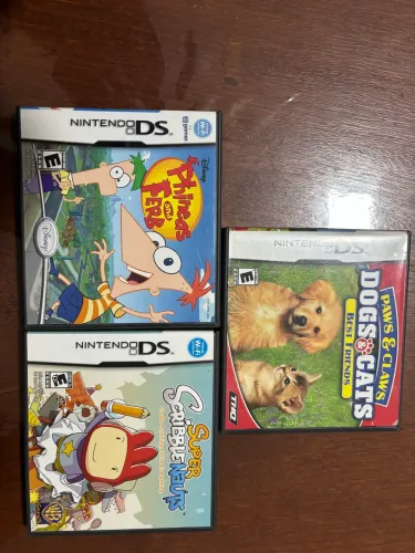 Lote 3 jogos Nintendo DS