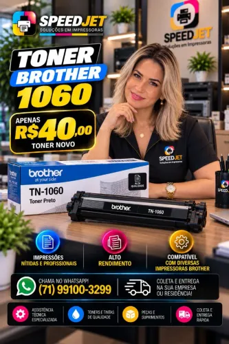 Toner Novo Brother para diversos modelos de Impressoras