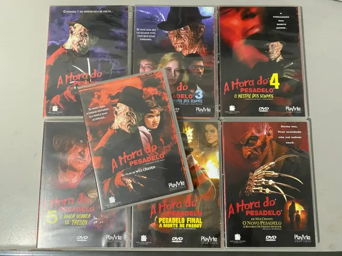 A Hora do Pesadelo Coleção Completa 7 Filmes DVD Original