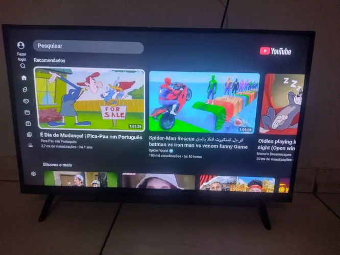 Tv Toshibabirda infinita 43 polegadas na garantia de fábrica ainda