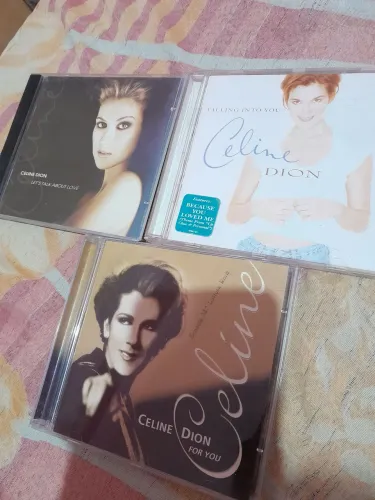 Lote 3 CDs Celine Dion - For You / Falling Into You - Let's Talk About Love - Originais