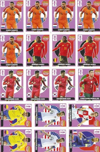 Figurinhas ROXA Panini Extra Stickers Copa do Mundo 2026 FIFA - Preço Unitário