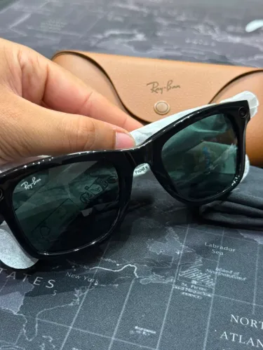 Rayban meta gen 2 lente escura brilhante