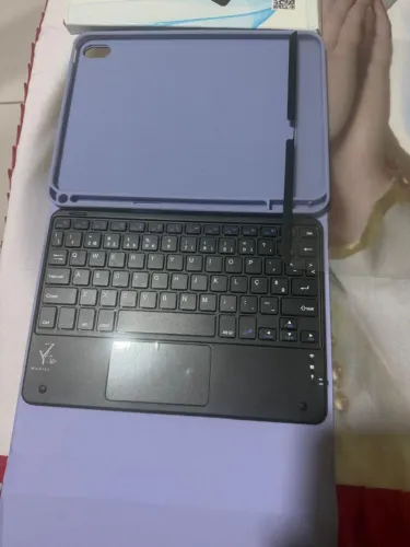 Case iPad 11" A16 Premium + Película Magnética Teclado Bluetooth com Touchpa