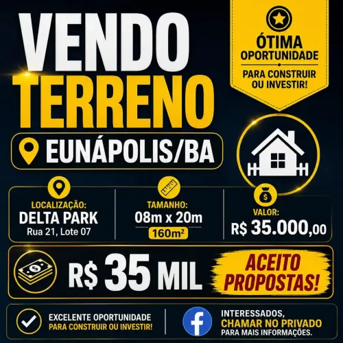 Vendo Terreno - Delta Park