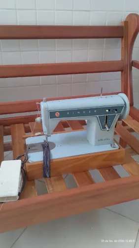 Máquina de costura, singer ponto de ouro
