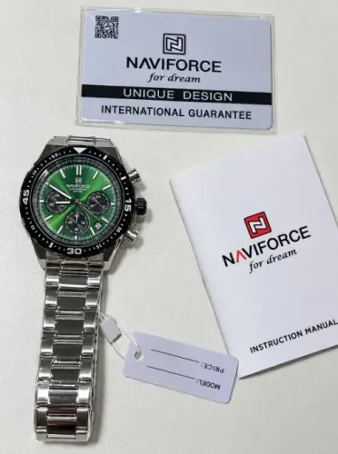 Relógio Naviforce Aço inoxidável a prova d?água