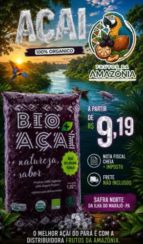 Polpa de açaí direto do Pará 