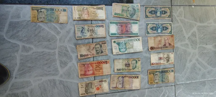 Cédulas antiga ,par colecionador 