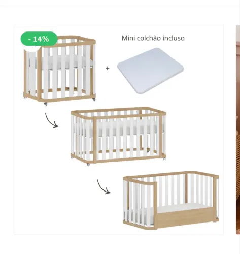 Berço Evolutivo - Marca Quater