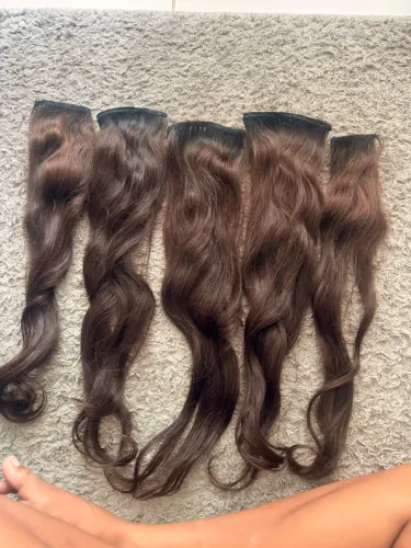 CABELO INDIANO PREMIUM 230G 65CM COR CHOCOLATE