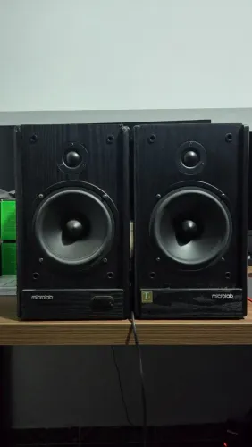 Monitor de Áudio Microlab Solo 6C Hi-Fi 100W RMS - Excelente Estado