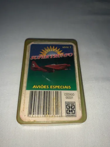 super trunfo aviões especiais série 1 Grow anos 80 completo raríssimo