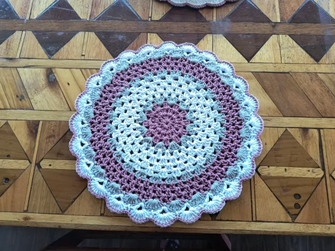 Kit 4 Sousplat Napolitano 35cm - Mesa posta