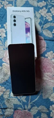 Celular Samsung galaxy A55 azul claro