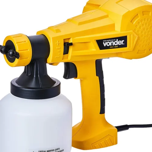 Pulverizador de tintas para pintura tipo pistola PEV 400 entrego novo lacrado