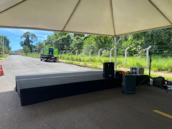 Palco para eventos