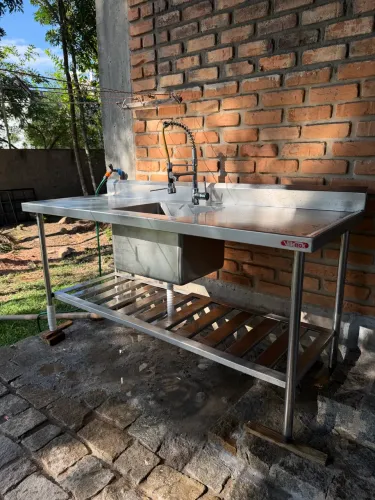 Pia inox industrial
