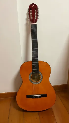 Kit Violão Giannini Nylon N-14 N + Capa 