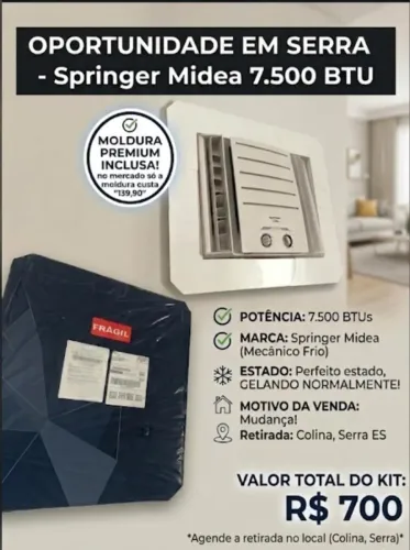 Ar-Condicionado de janela - 127v