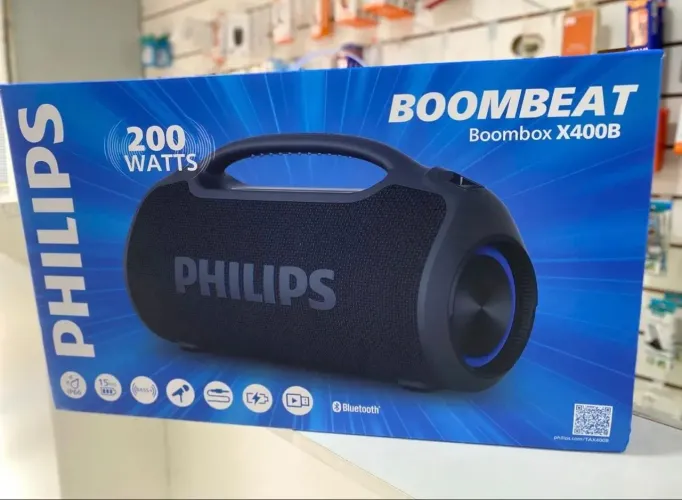Caixa de som Phillips boombox
